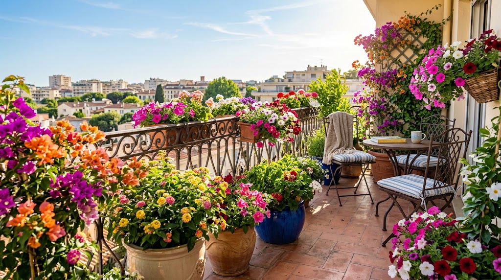 Best full sun balcony plants for hot south facing patio