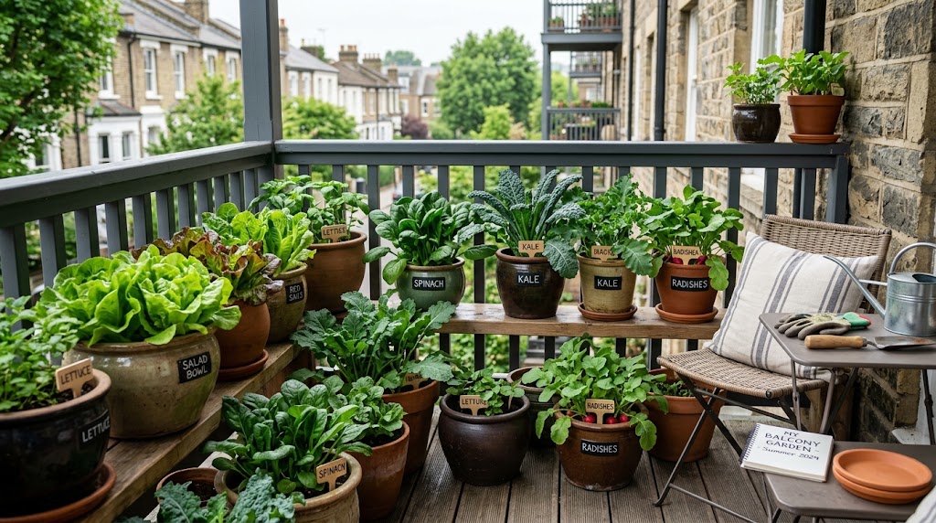 Best low light balcony vegetables for container pots