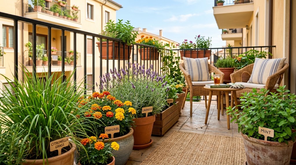 Best mosquito repellent balcony plants for apartment patio