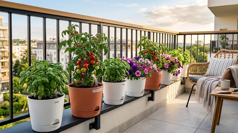Best self watering planters for balcony container gardening