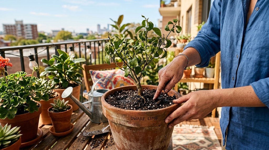 Why is my balcony plant not growing in container pots